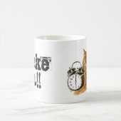 Miezekatze wachen auf kaffeetasse (Mittel)