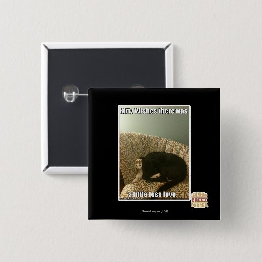 Miezekatze-Wünsche Button (Vorne & Hinten)