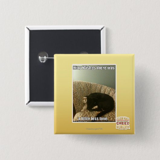 Miezekatze-Wünsche Button (Vorne & Hinten)