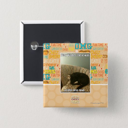Miezekatze-Wünsche Button (Vorne & Hinten)