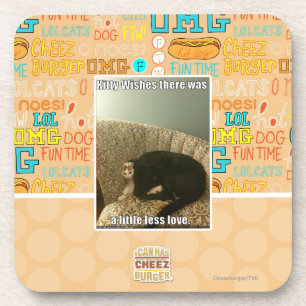 Miezekatze-Wünsche Getränkeuntersetzer