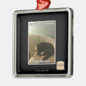 Miezekatze-Wünsche Ornament Aus Metall (Links)