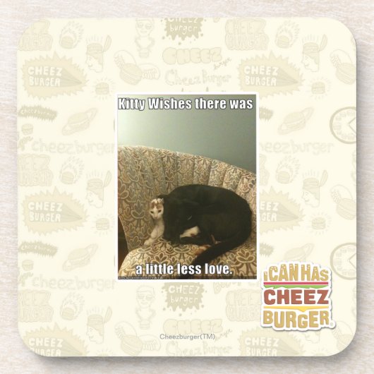 Miezekatze-Wünsche Untersetzer (Vorderseite)