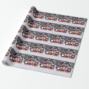 Miezekatzecarolers-Packpapier Geschenkpapier
