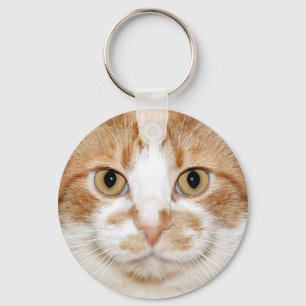 Miezekatzegesicht Schlüsselanhänger