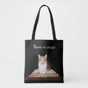 Miezekatzekatze mit Büchern Tasche