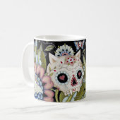 MiezekatzeScull und Luna-Motte Kaffeetasse (Vorderseite Links)