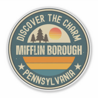 Mifflin borough, Pennsylvania Aufkleber