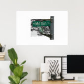 Mifflin Street Madison, Wisconsin Poster (Heimbüro)