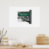 Mifflin Street Madison, Wisconsin Poster (Küche)