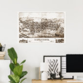 Mifflinburg, PA 1884 Poster (Heimbüro)