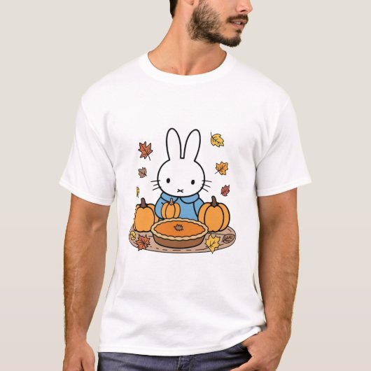 Miffy an Thanksgiving T-Shirt (Vorderseite)