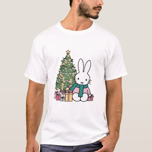 Miffy on Christmas Morning T-Shirt (Vorderseite)