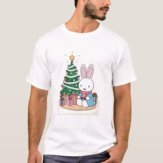 Miffy on Christmas Morning T-Shirt (Vorderseite)