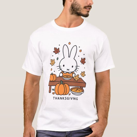 Miffy on Thanksgiving T-Shirt (Vorderseite)