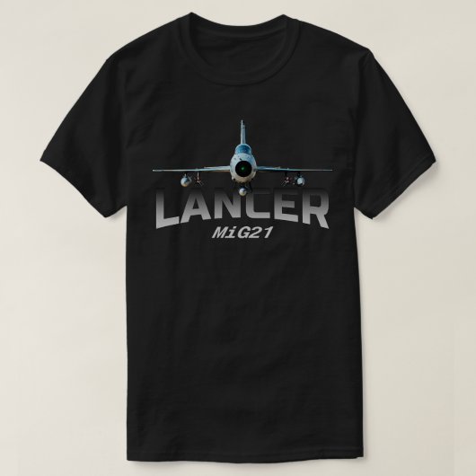 MiG21 Lancer Jet Fighters T-Shirt (Design vorne)