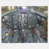 MIG 17 COCKPIT FLEECEDECKE (Vorderseite (Horizontal))