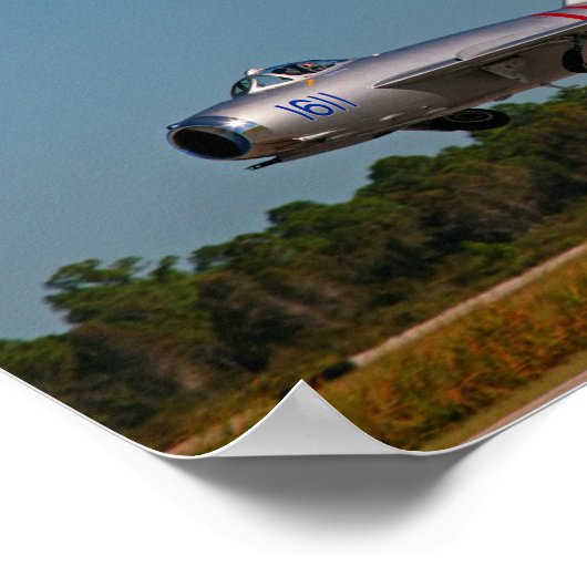 MIG-17-Poster Poster (Ecke)