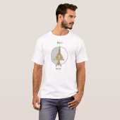 MiG-21 Algerien 1 T-Shirt (Vorne ganz)