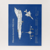MiG-21 bis - Flugzeugkonzepte ABD Puzzle (Vertikal)