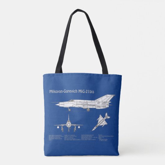 MiG-21 bis - Flugzeugkonzepte ABD Tasche (Rückseite)