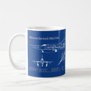 MiG-21 bis - Flugzeugkonzepte AD Kaffeetasse