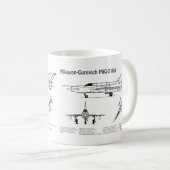 MiG-21 bis - Flugzeugkonzepte BD Kaffeetasse (VorderseiteRechts)
