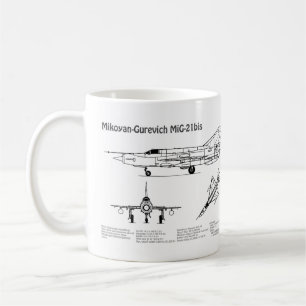 MiG-21 bis - Flugzeugkonzepte BD Kaffeetasse