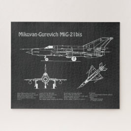 MiG-21 bis - Flugzeugkonzepte PD Puzzle