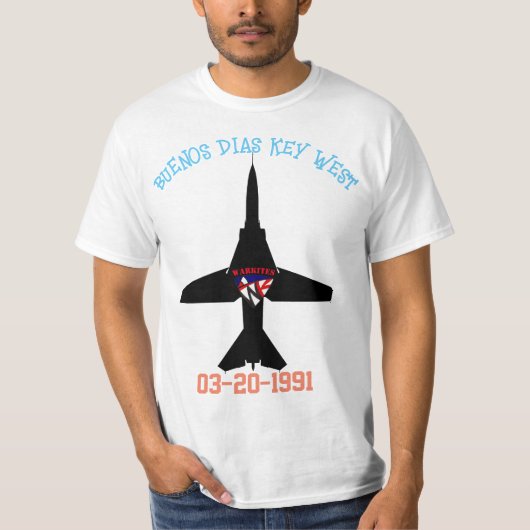 Mig-23 zur Freiheit Schlüssel West T-Shirt (Vorderseite)