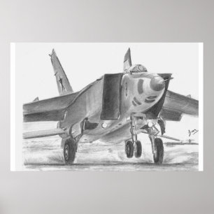 MiG 25 Foxbat Poster