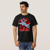 MIG-29 Luftwaffenkämpfer der sowjetischen Gewerksc T-Shirt (Vorne ganz)
