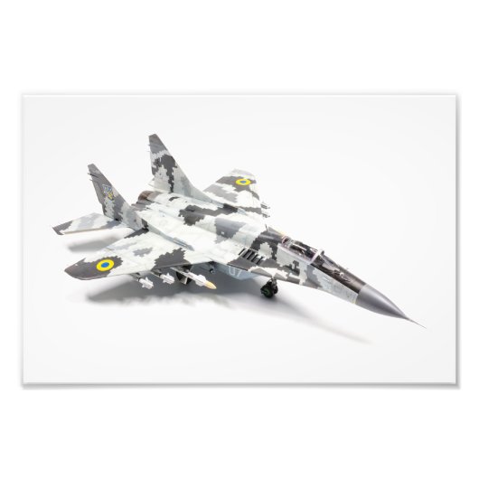 Mig-29 ukrainische Luftwaffe Fotodruck (Vorne)