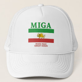 MIGA Hat – Make Iran Great Again Cap. Truckerkappe