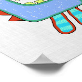 Miggy Monster Poster (Ecke)