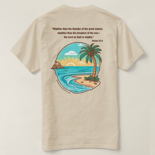 Mighter als der Waves-T - Shirt (Design Rückseite)
