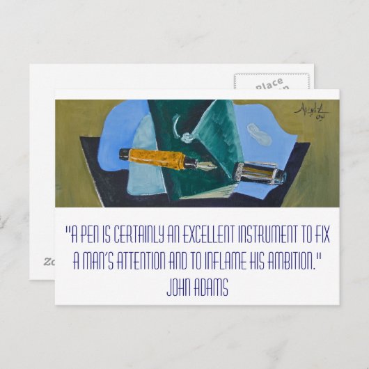 Mightier als das Schwert Postkarte (Vorne/Hinten)