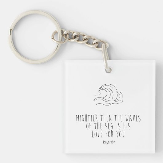 Mightier than the waves of the sea schlüsselanhänger (Vorderseite)