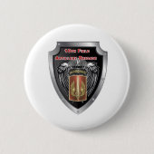 Mighty 18. Field Artillery Brigade Im Flugzeug Button (Vorderseite)
