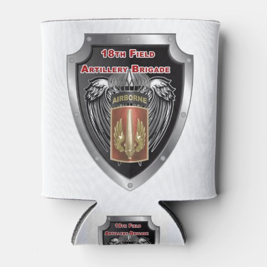 Mighty 18. Field Artillery Brigade Im Flugzeug Dosenkühler (Vorderseite)
