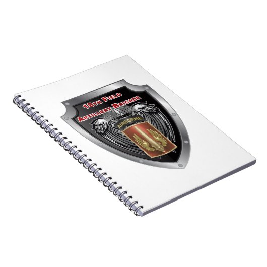 Mighty 18. Field Artillery Brigade Im Flugzeug Notizblock (Rechte Seite)