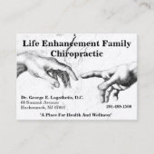 Mighty, 3,5 Zoll x 2,5 Zoll Business Card Visitenkarte (Vorderseite)