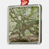 Mighty Angel Oak Silbernes Ornament (Links)