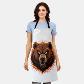 Mighty Bear – Raw Strength of Nature Schürze (Getragen)