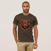 Mighty Bear – Raw Strength of Nature T-Shirt (Vorne ganz)