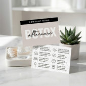 Mighty Botox Aftercare Card