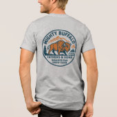 Mighty Buffalo Adult T - Shirt (Rückseite)