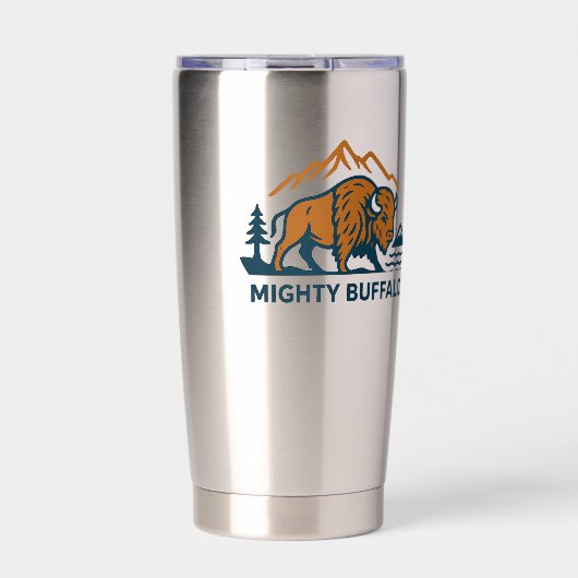 Mighty Buffalo tumbler Thermobecher (Vorderseite)