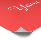 Mighty Chinese Azure Dragon Poster (Ecke)