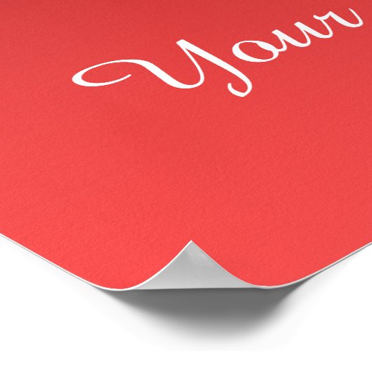 Mighty Chinese Azure Dragon Poster (Ecke)